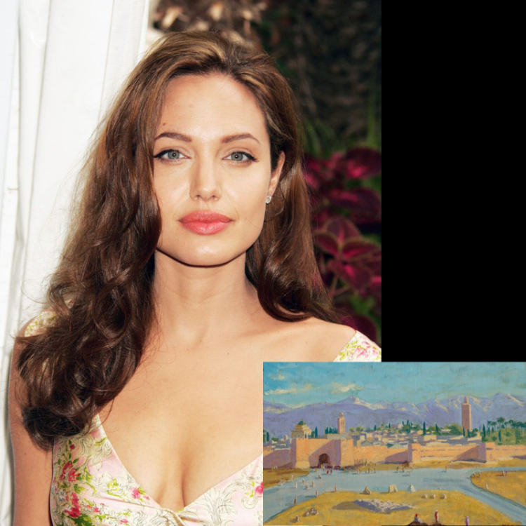 Анжелина Жоли Брэд Питтийн бэлэглэсэн  Уинстон Черчиллийн дайны үеийн цорын ганц зургийг дуудлага худалдаанд оруулна