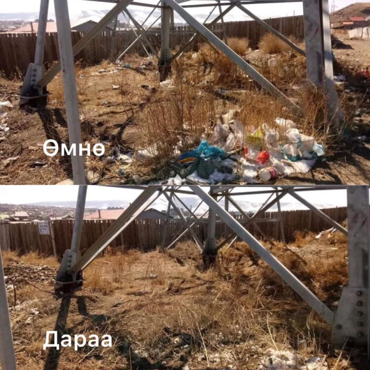 Сонгинохайрхан дүүрэг үүсмэл хогийн цэгээ цэвэрлэжээ