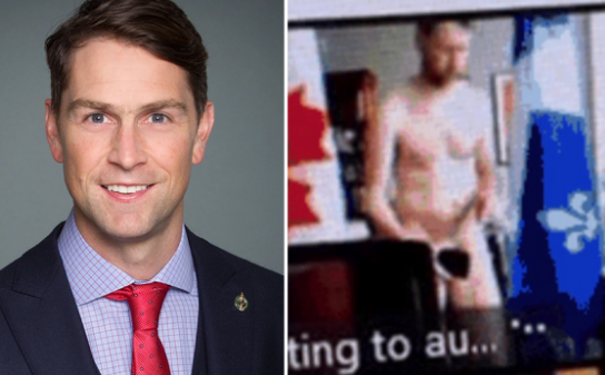 Парламентын цахим хурлын үеэр нүцгэн явсан Канадын улс төрч уучлалт гуйжээ