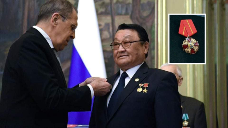 ОХУ, Монгол улсын баатар Ж.Гүррагчаа Александр Невскийн одонгоор шагнагдсан анхны Монгол хүн боллоо