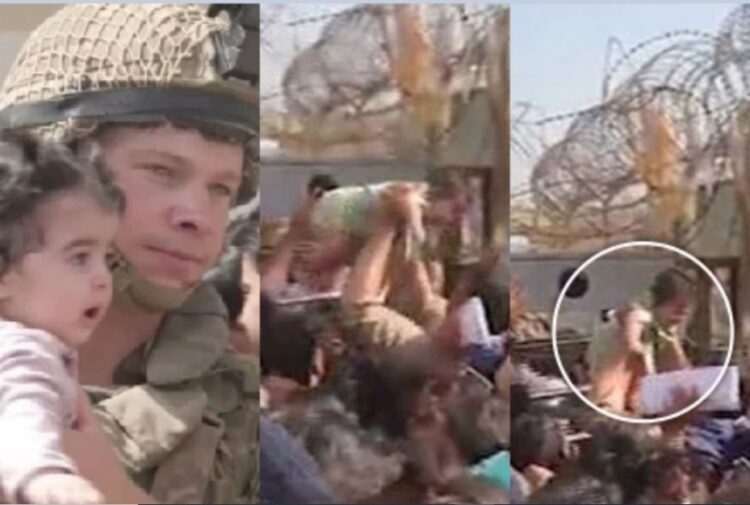 Афганчууд хүүхдээ хашаа давуулан шидэж байна