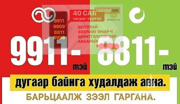9911, 8811-тэй дугааруудын үнэ навс унаж дугаарын ченжүүд модоо барихдаа тулав