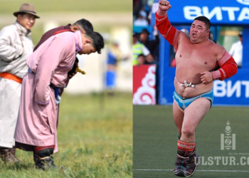 Р.Пүрэвдагва, Б.Бат-Орших нар наадамчин олноосоо уучлал гуйж Э.Оюунболд хэнэг ч үгүй барилдав