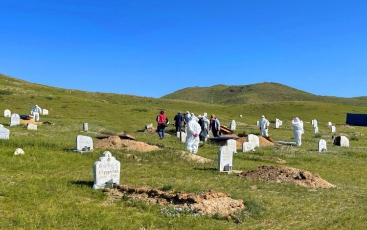 Зөвшөөрөлгүй газар оршуулсан шарилуудыг нүүлгэн шилжүүлжээ