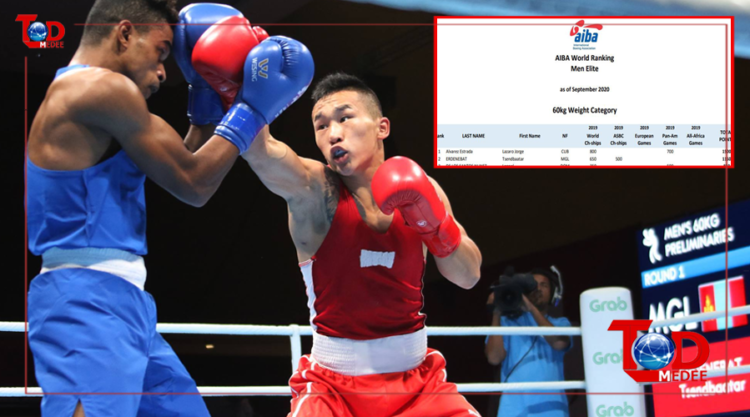 Э.Цэндбаатар 60 кг жиндээ дэлхийн шилдэгүүдийн манлайд жагсаж байна