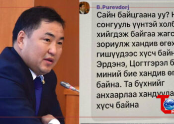 Б.Пүрэвдорж гишүүн АН-ын жагсаалын гол зорилгыг ИЛЧИЛЖЭЭ