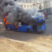 Зорчигч тээвэрлэж явсан автобус шатсан байна