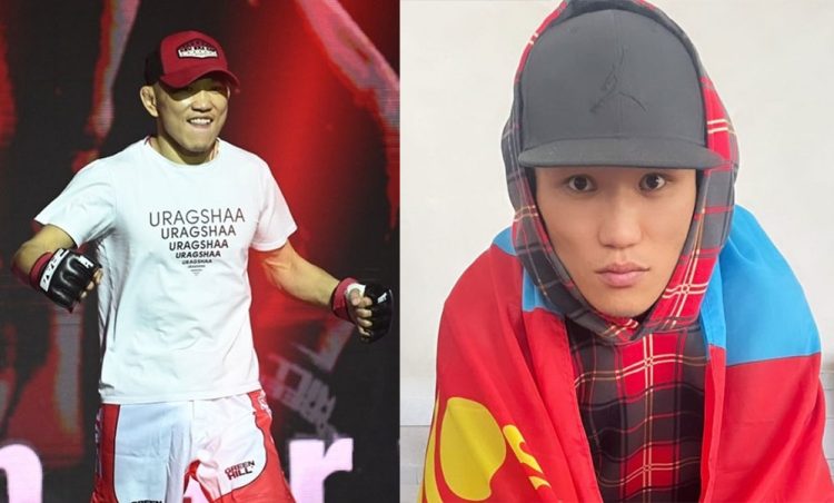 ОХУ-ын Буриад Улсын тамирчин Доржиев Бадмацырен тэмцээнийхээ жин үзлэгт Монгол Улсын төрийн далбаатай оролцжээ