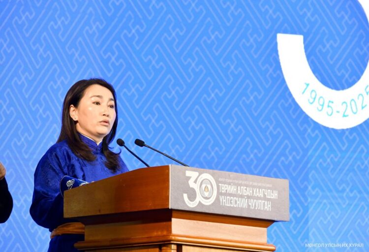 УИХ-ын дэд дарга Х.Булгантуяа: Орчин цагийн төрийн удирдлагын 30 жилийн туршлага, ололт амжилт, сургамжид тулгуурлан хүн төвт үзэл баримтал бүхий төрийн албыг хөгжүүлнэ
