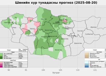 Ирэх есдүгээр сарын цаг агаарын урьдчилсан төлөв