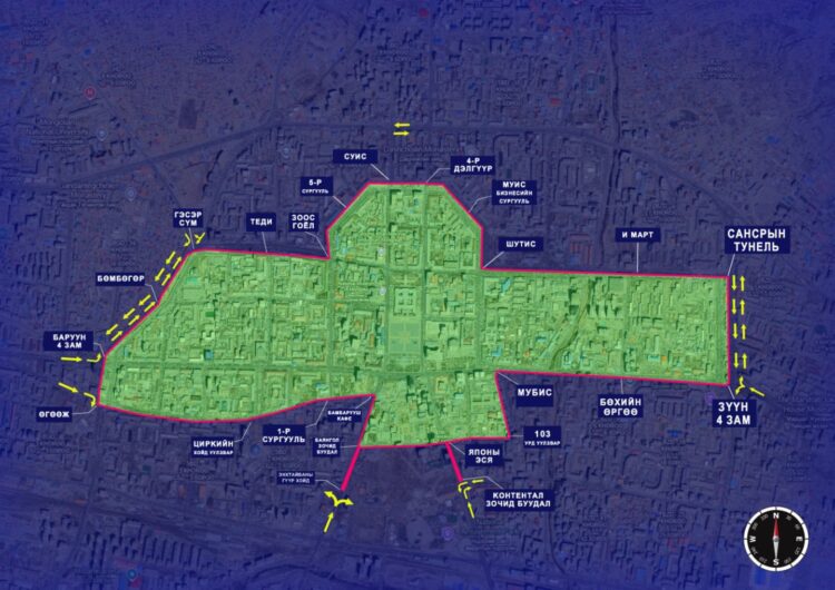 Автомашингүй өдрөөр хязгаарлалтын бүсэд цахилгаан скүтер, мопед, цахилгаан мотоцикл нэвтрүүлэхгүй