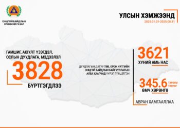 Алба хаагчид 3621 хүний амь нас, 345.6 тэрбум төгрөгийн өмч хөрөнгийг авран хамгааллаа