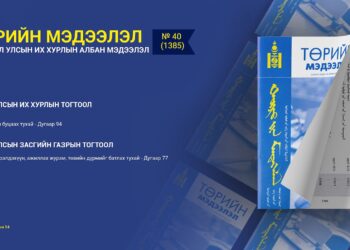 “Төрийн мэдээлэл” эмхэтгэлийн 2025 оны 40 дугаарын тойм