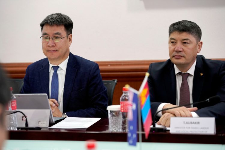 Монгол улсын Засгийн газар, Австрали улсын Засгийн газар хоорондын “Нийгмийн хамгааллын хэлэлцээр” байгуулах хэлэлцээр явагдаж байна