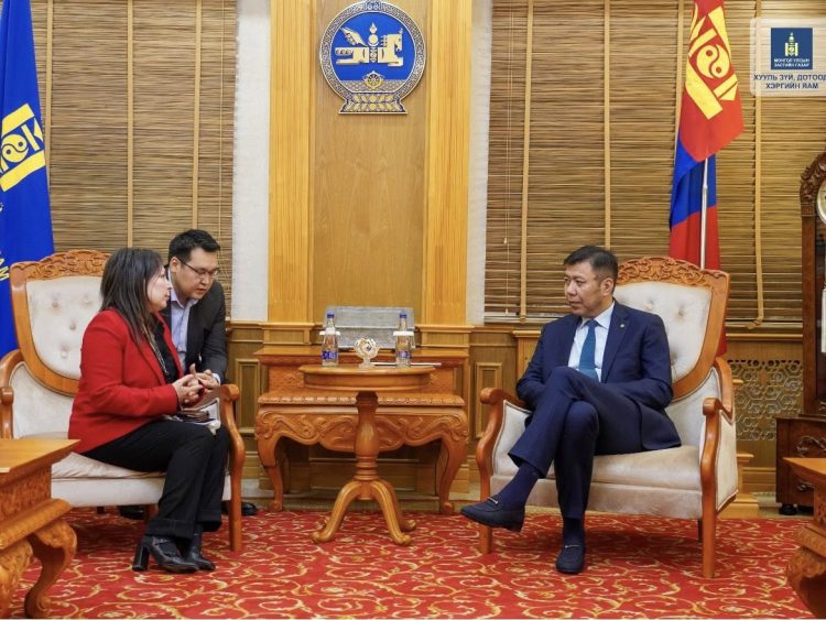 ХУУЛЬ ЗҮЙ, ДОТООД ХЭРГИЙН САЙД Б.ЭНХБАЯР ИТАЛИ УЛСААС МОНГОЛ УЛСАД СУУГАА ОНЦ БӨГӨӨД БҮРЭН ЭРХТ ЭЛЧИН САЙД ЖОВАННА ПИККАРРЭТАГ ХҮЛЭЭН АВЧ УУЛЗЛАА