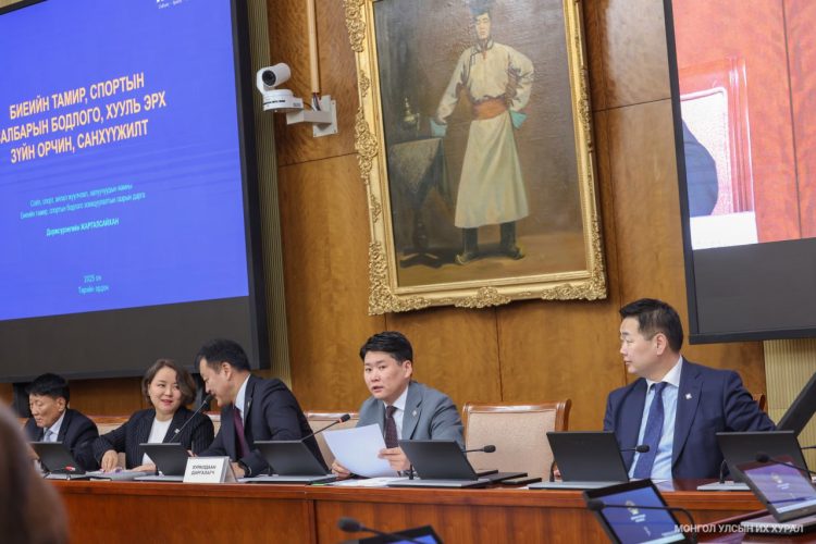 “Спортоор тогтмол хичээллэе” уриан дор биеийн тамир, спортын салбарын төлөөлөлтэй хийх уулзалт, хэлэлцүүлэг өнөөдөр боллоо