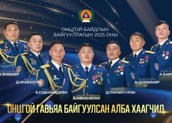Онцгой байдлын байгууллагын 2025 оны Онцгой гавьяа байгуулсан долоон алба хаагч тус бүрт 20 сая төгрөг гардууллаа