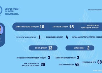 Аюулгүй байдал, гадаад бодлогын байнгын хороо намрын чуулганы хугацаанд 15 асуудлыг хэлэлцэн шийдвэрлэжээ