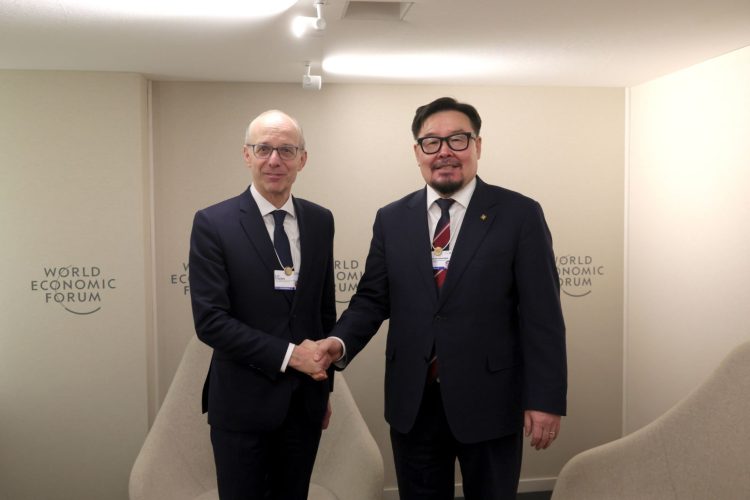 Монгол Улсын Ерөнхий сайд Г.Занданшатар Швейцарын Холбооны Улсын 2026 оны Ерөнхийлөгч бөгөөд Эдийн засаг, боловсрол, судалгааны сайд Ги Пармелантай нэгдүгээр сарын 21-ний өдөр уулзлаа