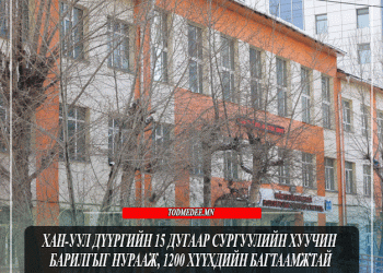 Хан-Уул дүүргийн 15 дугаар сургуулийн хуучин барилгыг нурааж, 1200 хүүхдийн багтаамжтай шинэ сургууль барина