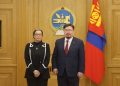 Монгол Улсын Ерөнхий сайд Г.Занданшатар 2026 оны 2 дугаар сарын 3-ны өдөр Цөлжилттэй тэмцэх тухай НҮБ-ын конвенцын Гүйцэтгэх нарийн бичгийн дарга Ясмин Фоуадыг хүлээн авч уулзав.