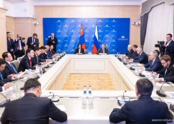 Улсын Их Хурлын дарга Н.Учрал, ОХУ-ын Холбооны Хурлын Төрийн Думын дарга В.В.Володин нар албан ёсны хэлэлцээ хийлээ