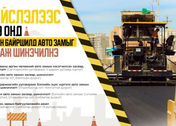 Нийслэлээс энэ онд таван байршилд авто замыг засаж шинэчилнэ