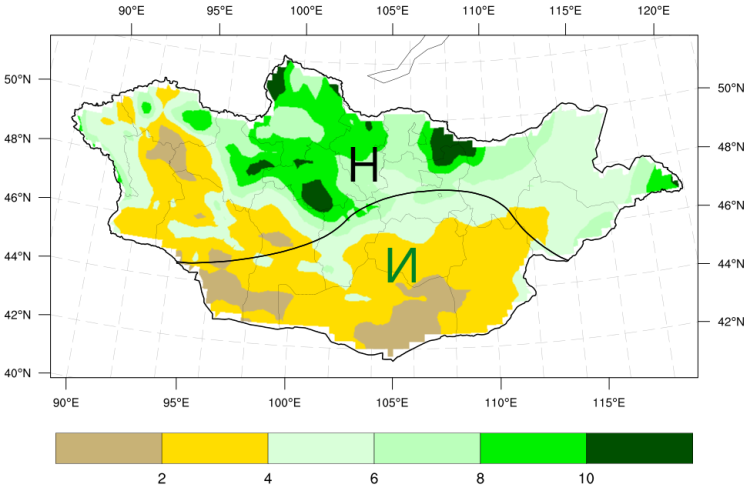 Ирэх дөрөвдүгээр сарын цаг агаарын ерөнхий төлөв