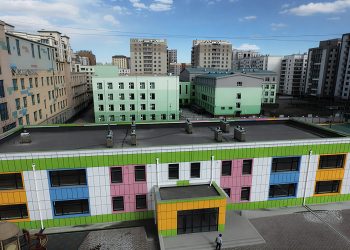 Баянзүрх дүүргийн 15 дугаар хорооны 122 дугаар цэцэрлэгийн өргөтгөлийн барилгын ажил дуусаж, улсын комисс хүлээн авлаа