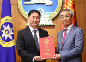 Монгол Улсаас гадаад улсуудад суух элчин сайд нарт итгэмжлэх жуух бичгийг гардууллаа